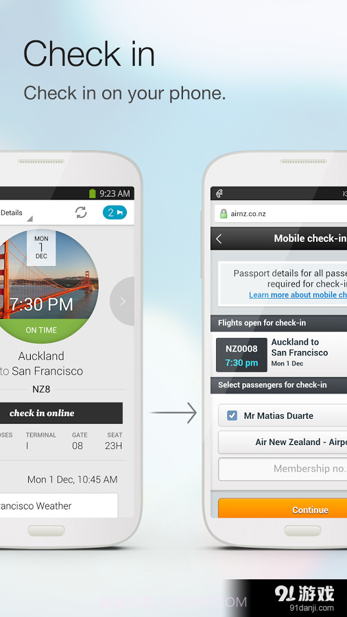 新西兰航空公司截图4