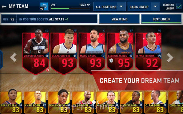 NBA LIVE Mobile截图3 NBA LIVE Mobile截图3