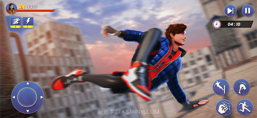 飞行绳索超级英雄战斗机2个截图5