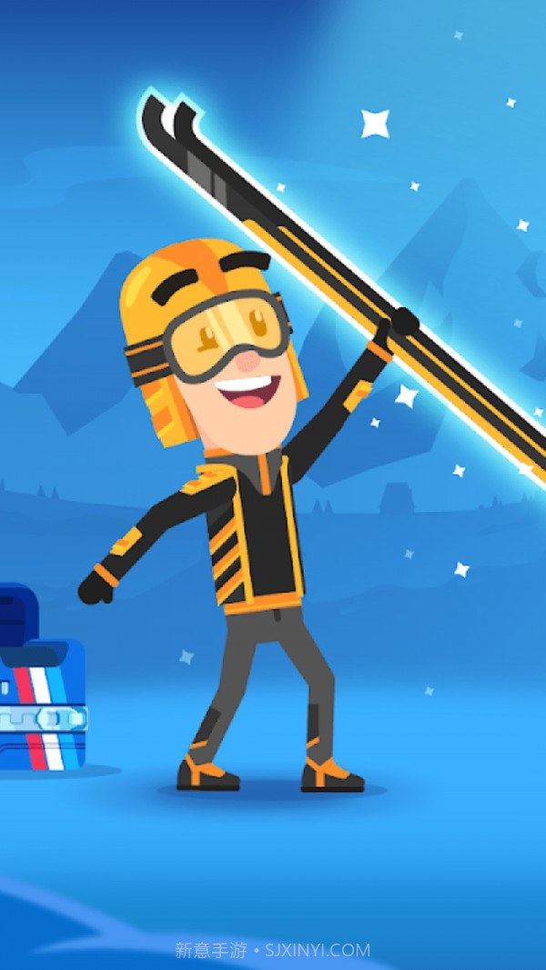 滑雪冒险飞跃雪山截图3