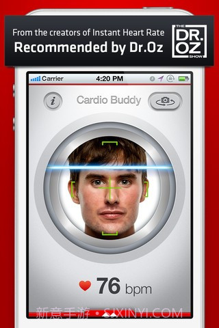 摄像头测心率 Cardio Buddy截图3 摄像头测心率 Cardio Buddy截图3