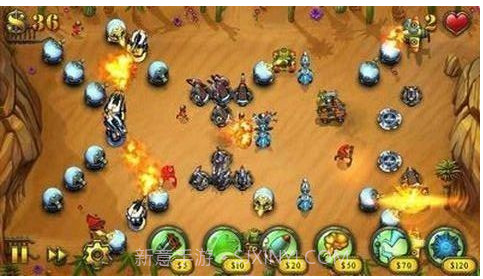 坚守阵地 Fieldrunners截图3