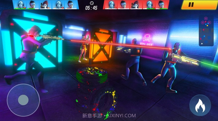 激光枪射击超级战争截图2