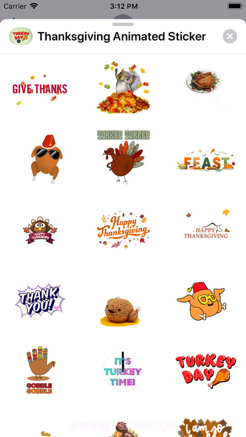 ThanksgivingAnimatedSticker截图1 ThanksgivingAnimatedSticker截图1