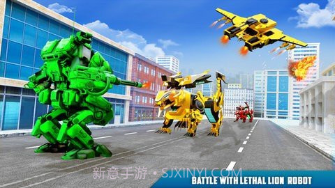 飞行坦克变形机器人截图2