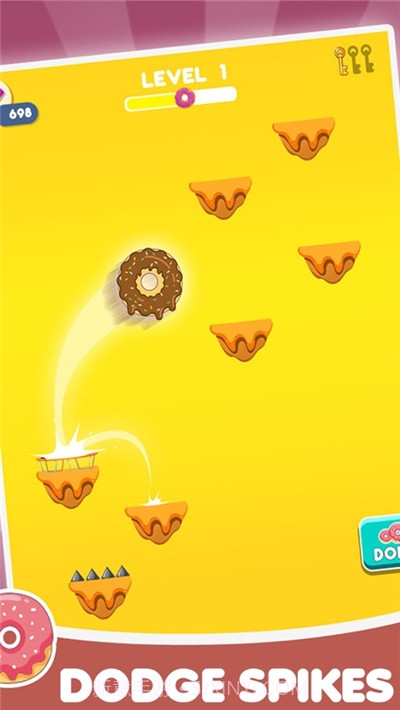 甜甜圈跳跃(Donut Jump!)截图1 甜甜圈跳跃(Donut Jump!)截图1