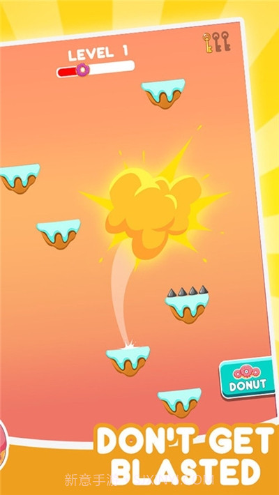 甜甜圈跳跃(Donut Jump!)截图3 甜甜圈跳跃(Donut Jump!)截图3