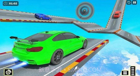 疯狂坡道汽车特技截图1 疯狂坡道汽车特技截图1