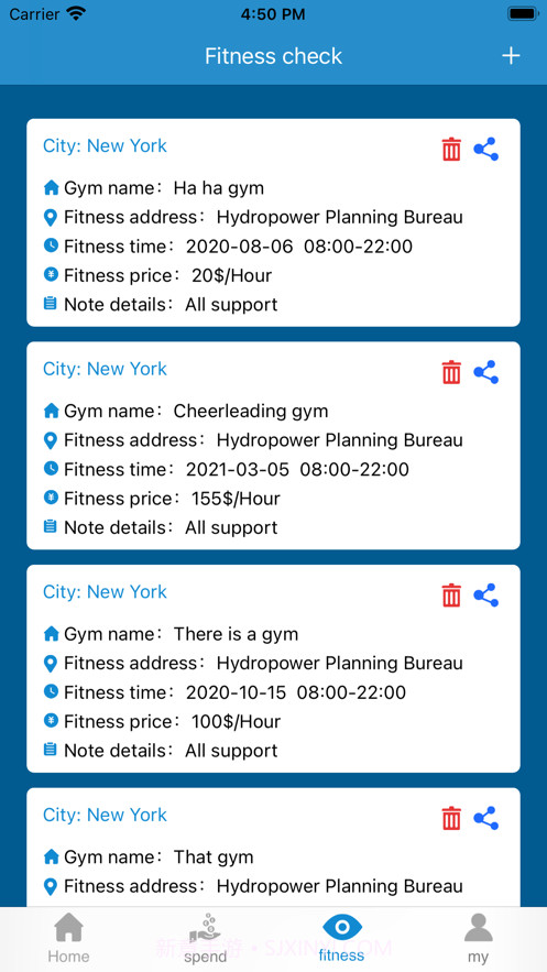 运动记录助手截图3 运动记录助手截图3