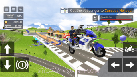 摩托飞车模拟赛(Flying Motorbike Simulator)截图1 摩托飞车模拟赛(Flying Motorbike Simulator)截图1