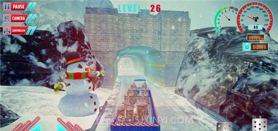 圣诞爬山卡车模拟器截图1 圣诞爬山卡车模拟器截图1