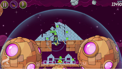 愤怒的小鸟太空版截图3