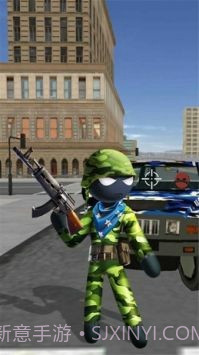 火柴人绳索英雄特种兵截图1 火柴人绳索英雄特种兵截图1