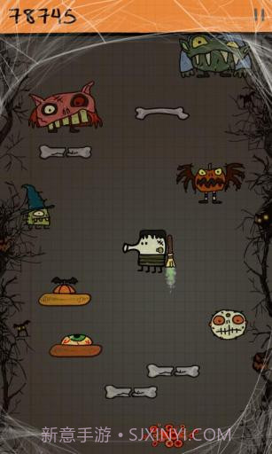 涂鸦跳跃诈尸版 Doodle Jump截图5