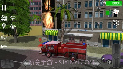 城市消防车截图3