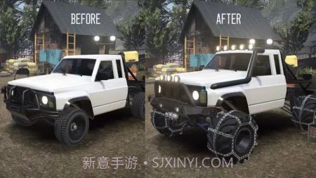 泥泞越野汽车模拟器游戏截图3 泥泞越野汽车模拟器游戏截图3