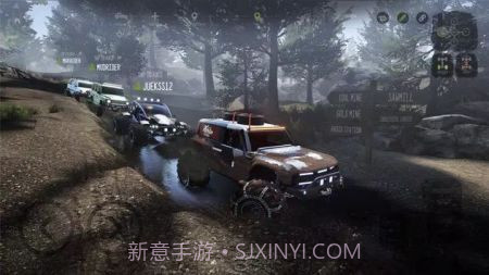 泥泞越野汽车模拟器游戏截图1 泥泞越野汽车模拟器游戏截图1