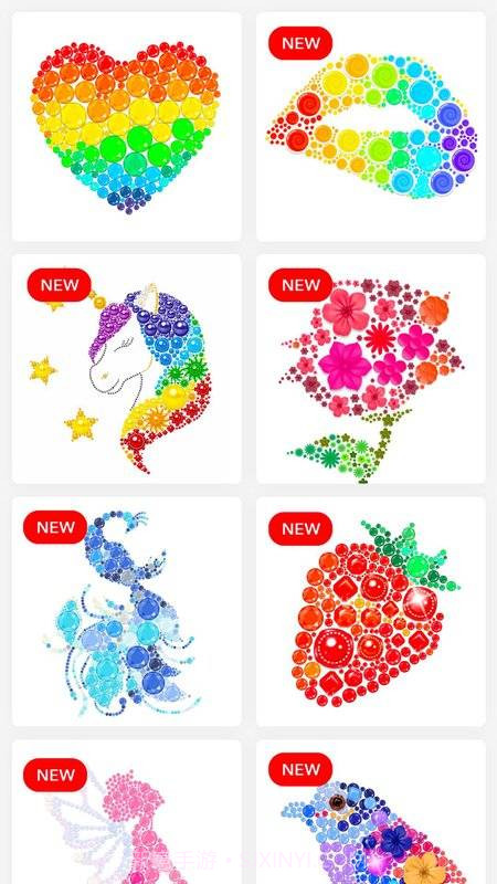 数字钻石画填色书截图4 数字钻石画填色书截图4