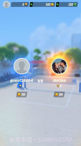 凌空冲撞排球截图1