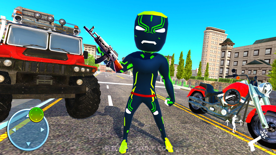 霓虹铁火柴人超级英雄2截图1 霓虹铁火柴人超级英雄2截图1