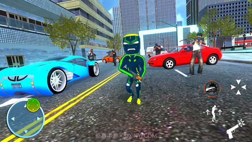 霓虹铁火柴人超级英雄2截图4 霓虹铁火柴人超级英雄2截图4