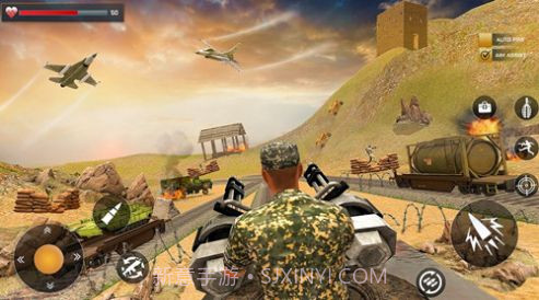 军队货运卡车司机截图2