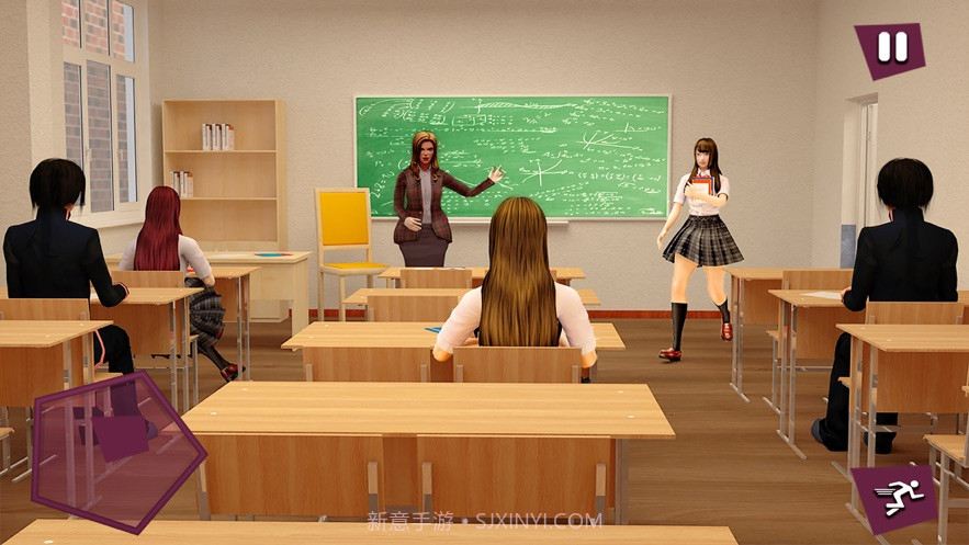 动漫学校的女孩生活模拟器3D中文版截图2 动漫学校的女孩生活模拟器3D中文版截图2