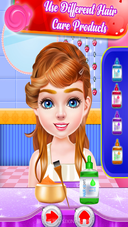 可爱的女孩超级美发沙龙截图5 可爱的女孩超级美发沙龙截图5