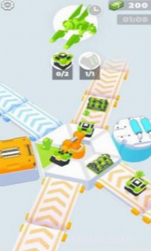 点击工厂机械臂3D截图1