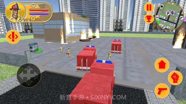 消防车疯狂驾驶截图3 消防车疯狂驾驶截图3