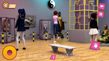 动漫高中女生模拟器中文截图1 动漫高中女生模拟器中文截图1