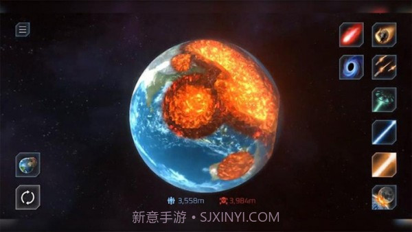 地球粉碎模拟器截图1 地球粉碎模拟器截图1