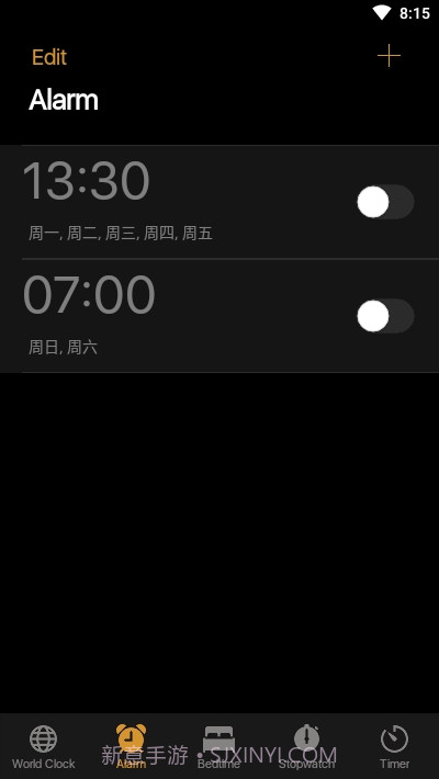 iOS13时钟截图1 iOS13时钟截图1