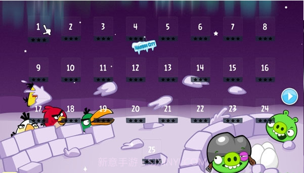 愤怒的小鸟:2013圣诞季截图2 愤怒的小鸟:2013圣诞季截图2