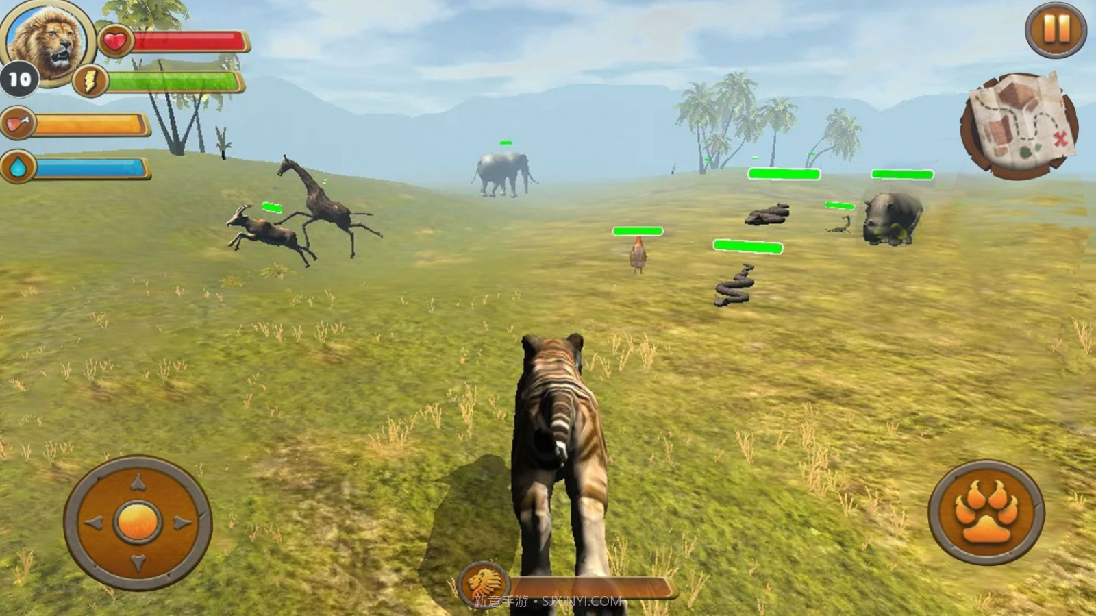 丛林老虎模拟器截图2 丛林老虎模拟器截图2