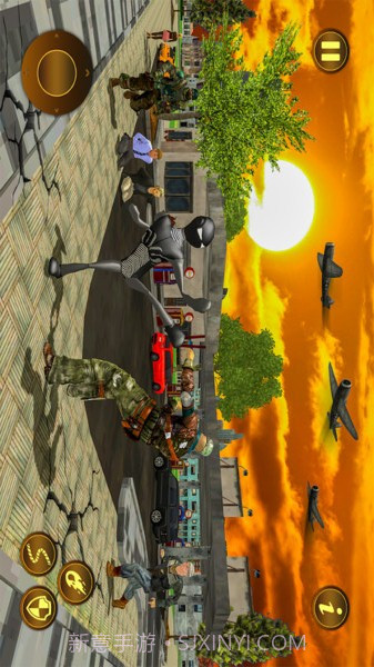 火柴人绳索英雄城市截图1 火柴人绳索英雄城市截图1