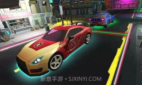 霓虹灯汽车拉力截图2