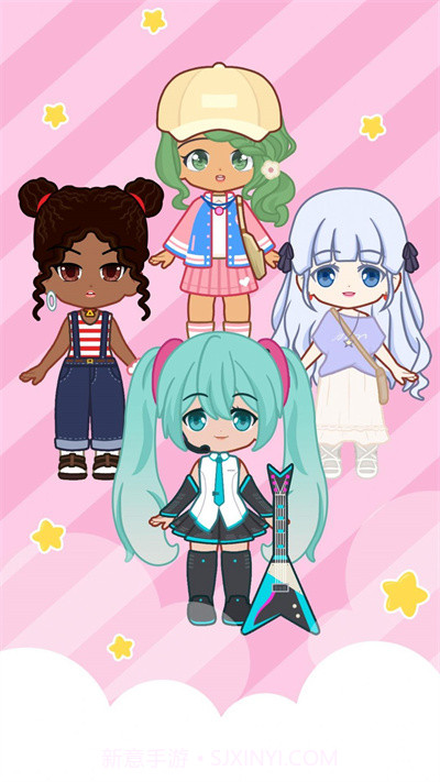 娃娃装扮可爱女孩游戏截图1