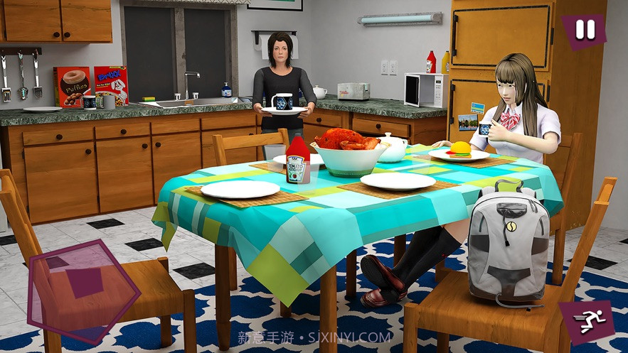 动漫学校的女孩生活模拟器3D截图3