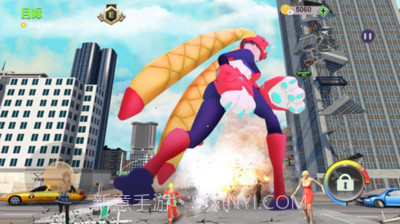 赤脚女巨人破坏城市截图3 赤脚女巨人破坏城市截图3