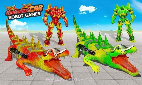 鳄鱼变形机器人英雄截图4