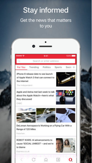 Opera Mini网页浏览器截图2