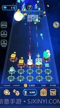 大炮防御科幻闲置截图2