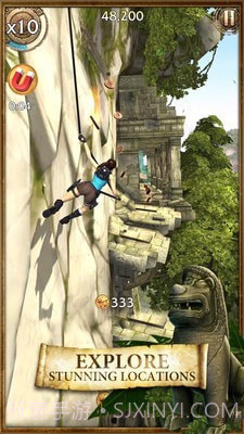 劳拉遗迹逃亡无限金币版截图2