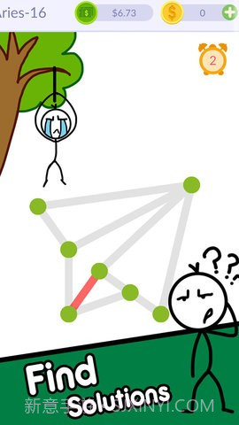 一笔拯救火柴人截图2