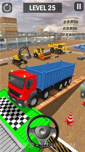 挖掘机卡车停车场3D截图3 挖掘机卡车停车场3D截图3