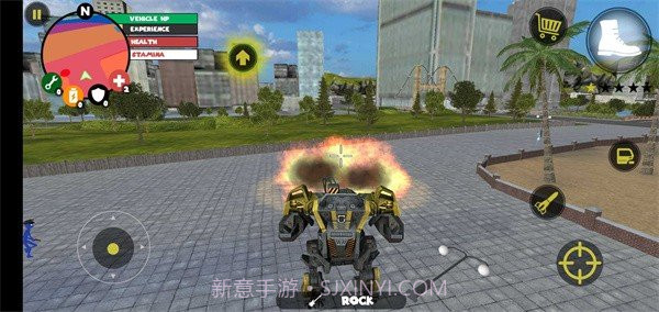 火柴人绳索英雄黑衣人无限金币版截图1