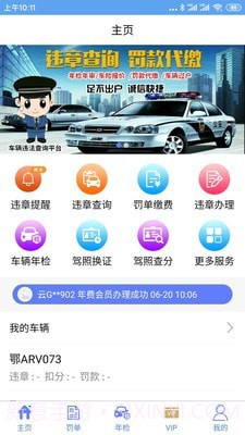 仨文违章查询截图1