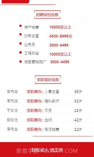 遵义人才网截图3