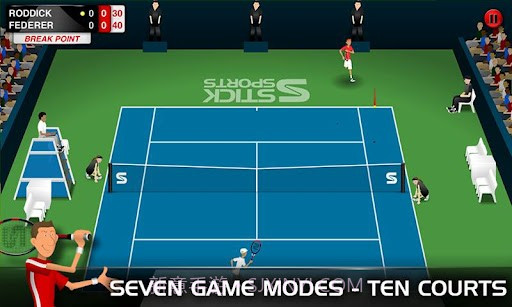 火柴人网球 Stick Tennis截图1
